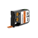 DYMO 1868766 XTL tape vinyl zwart op oranje 12mm (origineel)