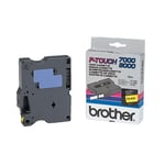 Brother TX-631 tape zwart op geel 12mm x 15m (origineel)