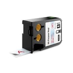 DYMO 1868748 XTL tape vinyl rood op transparant 24mm (origineel)