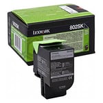 Lexmark 80C2SK0 toner cartridge zwart nr. 802SK (origineel)