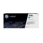 HP CF361X toner cartridge cyaan hoge capaciteit nr. 508X (origineel)