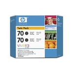 HP CB339A inkt cartridge mat zwart nr. 70 ( 2 stuks ) origineel