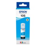 Epson 106 inktfles cyaan (origineel)