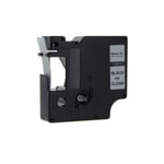 DYMO 45010 - 7m zwart op transparant / zelfklevend tape / D1 / 12mm (huismerk)