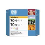 HP CB341A inkt cartridge grijs nr. 70 ( 2 stuks ) origineel