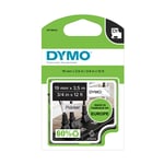 DYMO 16958 - 3,5m zwart op wit / flexibel nylon tape / zelfklevend / 19mm (origineel)