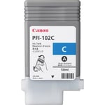 Canon PFI-102C inkt cartridge cyaan (origineel)