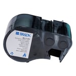 Brady M4-17-595 vinyl labels zwart op wit | 25,40 mm x 12,70 mm (origineel)