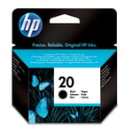 HP C6614DE inkt cartridge zwart nr. 20 (origineel)