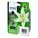 Epson T0591 inkt cartridge zwart (origineel)