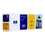 HP C4943A inkt cartridge geel / UV nr. 83 (origineel)
