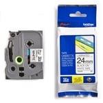 Brother TZe-251 - 8m zwart op wit / gelamineerd tape / 24mm (origineel)