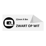 Brother TZe-231 - 8m zwart op wit / gelamineerd tape / 12mm (huismerk)