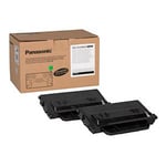 Panasonic DQ-TCC008XD toner cartridge zwart 2 stuks (origineel)