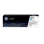 HP CF401X nr. 201X toner cartridge cyaan hoge capaciteit (origineel)