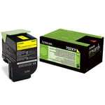 Lexmark 70C2XY0 toner cartridge geel extra hoge capaciteit nr. 702XY (origineel)