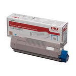 OKI 46490607 toner cartridge cyaan hoge capaciteit (origineel)