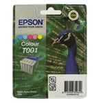 Epson T001 inkt cartridge kleur (origineel)