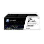 HP 410X (CF410XD) toner cartridge zwart hoge capaciteit 2 stuks (origineel)