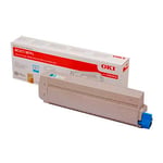 OKI 45862816 toner cartridge cyaan hoge capaciteit (origineel)