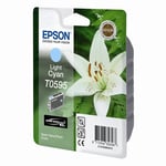 Epson T0595 inkt cartridge licht cyaan (origineel)