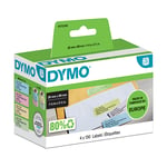 DYMO 99011 - etiketten / geel / roze / blauw / groen / 4x130 stuks / 89x28mm (origineel)