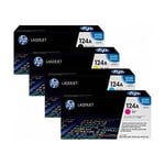 HP Q600A serie nr. 124A ( BK / C / M / Y ) origineel