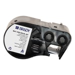 Brady M4C-1000-595-BL-WT tape vinyl wit op blauw | 25,4 mm x 7,62 m (origineel)