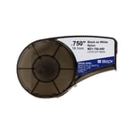 Brady M21-750-499 tape nylon | zwart op wit | 19,1mm x 4,88m