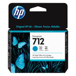 HP 3ED67A nr. 712 inktcartridge cyaan (origineel)