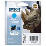Epson T1002 inkt cartridge cyaan (origineel)