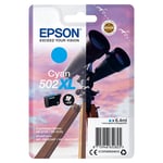Epson 502XL inktcartridge cyaan hoge capaciteit (origineel)