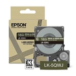 Epson LK-5QWJ matte tape wit op kaki 18 mm (cartridge)