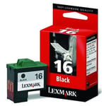 Lexmark 10N0016 inkt cartridge zwart nr. 16 (origineel)