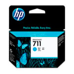 HP CZ130A inkt cartridge cyaan nr. 711 (origineel)