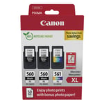 Canon 2X PG-560XL/CL-561XL photo value bundel (origineel)