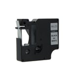 DYMO 40913 - 7m zwart op wit / zelfklevend tape / D1 / 9mm (huismerk)