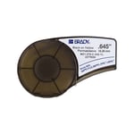Brady M21-375-C-342-YL tape krimpkous | zwart op geel | 16,38mm x 2,10m