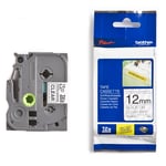 Brother TZe-S131 - 8m zwart op transparant / gelamineerd tape / sterk klevend / 12mm (origineel)
