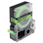 Epson LC-5GBF9 - 9m zwart op fluorescerend groen / gelamineerd tape / 18mm (origineel)