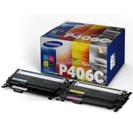 HP SU375A / Samsung CLT-P406C multipack zwart + 3 kleuren (origineel)