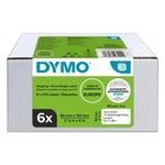 Dymo 2093092 verzend- en naambadge etiketten 6 rollen (origineel)
