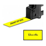 Brother TZe-631 - 8m zwart op geel / gelamineerd tape / 12mm (huismerk)