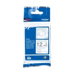 Brother TZe-R231 tape zwart op wit 12 mm (origineel)