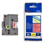 Brother TZe-431 - 8m zwart op rood / gelamineerd tape / 12mm (origineel)