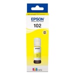 Epson 102 inktfles geel (origineel)