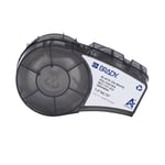 Brady M21-137-423 tape polyester zwart op wit 50,80 mm x 19,05 mm (origineel)