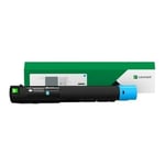 Lexmark 85D0HC0 toner cartridge cyaan hoge capaciteit (origineel)