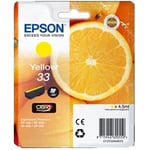 Epson T3344 inkt cartridge geel nr. 33 (origineel)