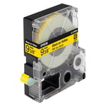 Epson LC-3YBP9 - 9m zwart op pastel geel / gelamineerd tape / 9mm (origineel)
